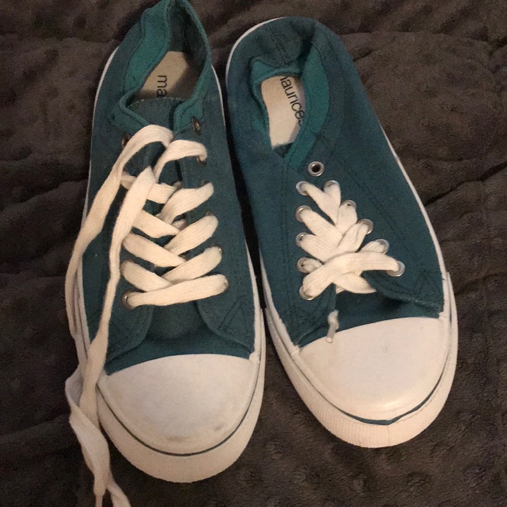 Blue shoes
